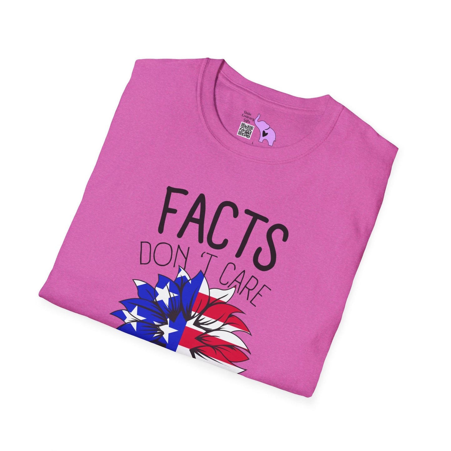 Facts Don't Care About Your Feelings American Flag T-shirt