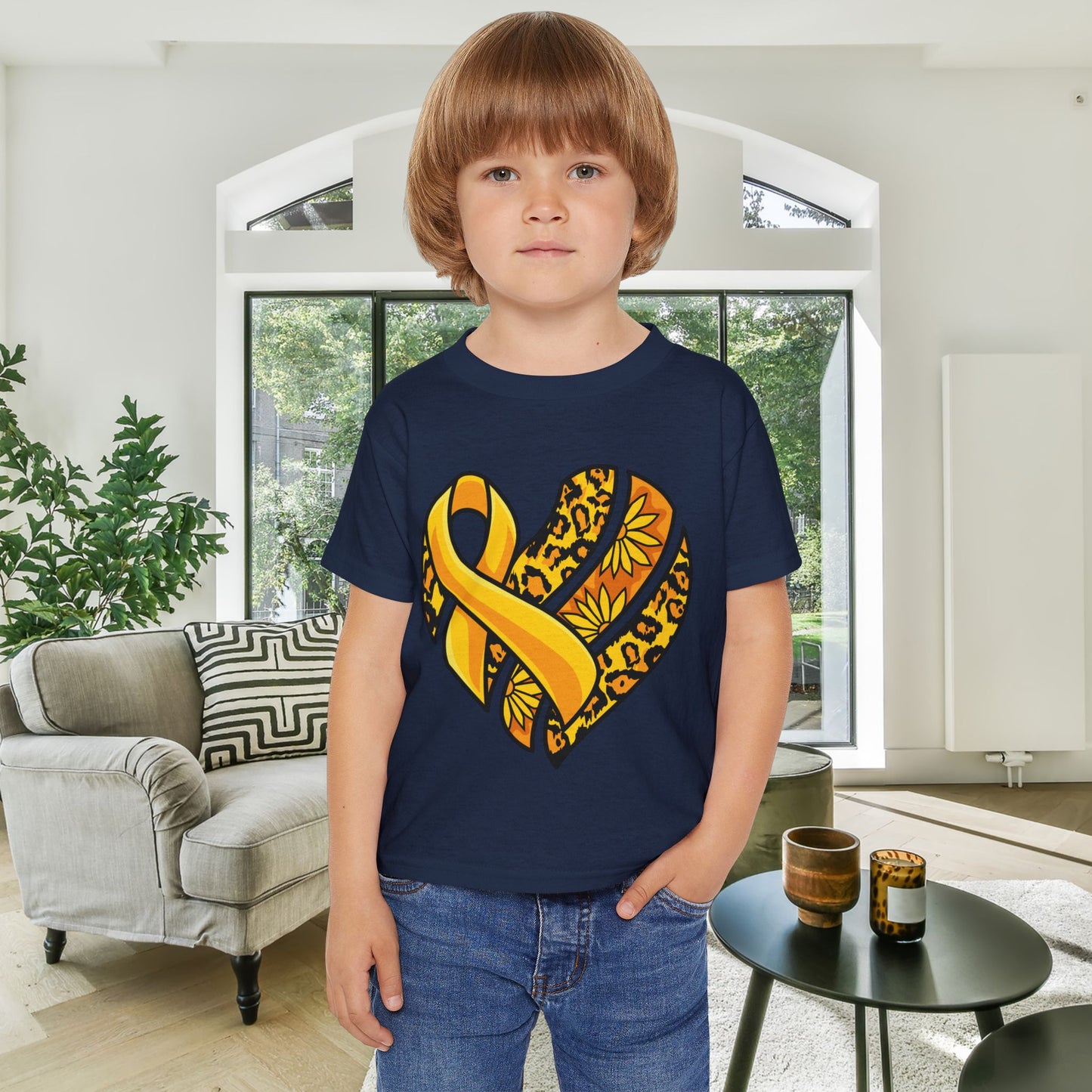 Little Warriors Heart Heavy Cotton™ Toddler T-shirt