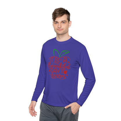 It's A Beautiful Day To Learn Adult Long Sleeve Tee