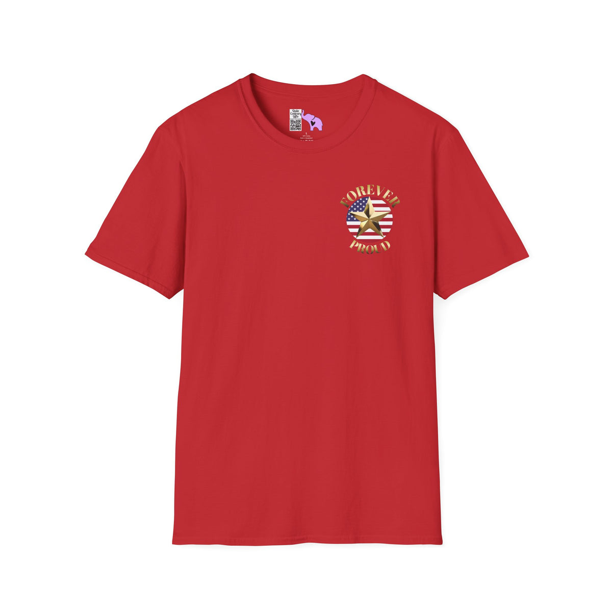 Gold Star Sister Forever Proud Adult T-shirt