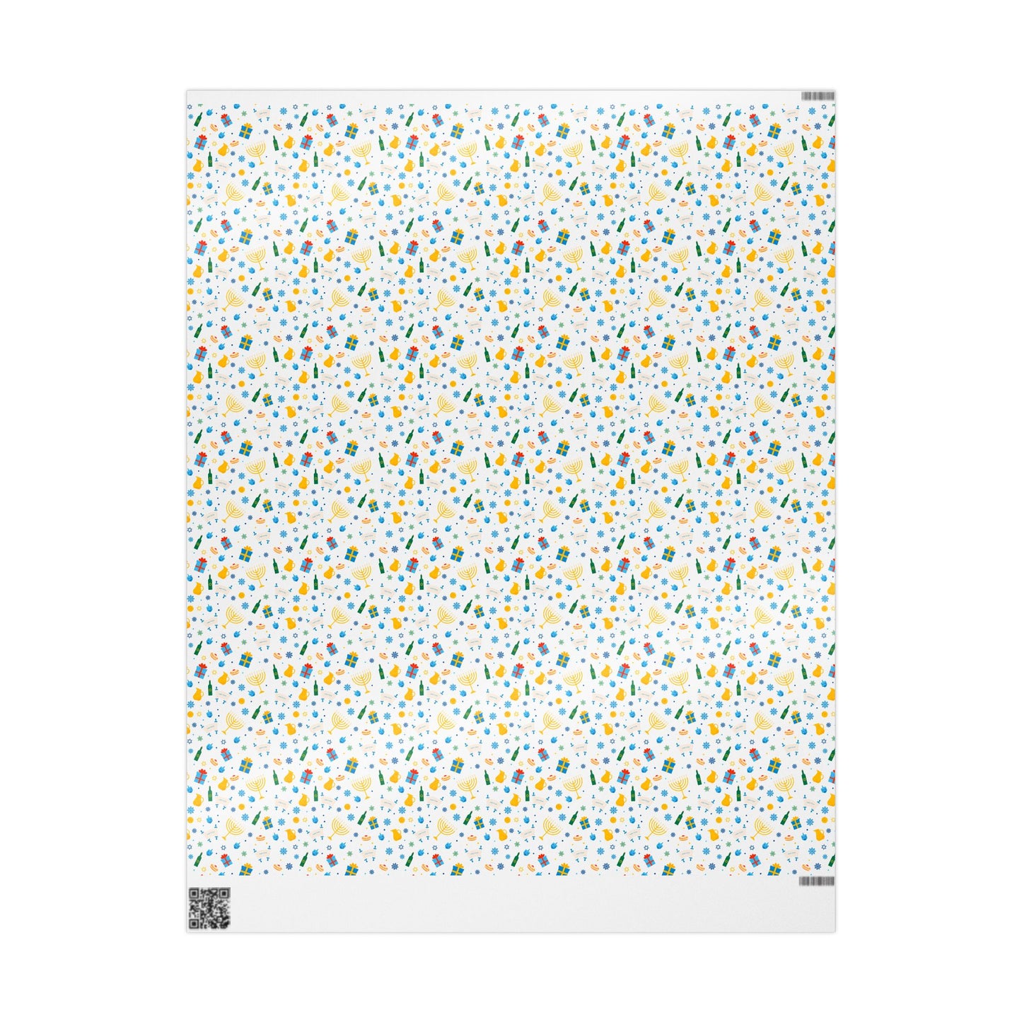 Symbols of Joy Hanukkah Wrapping Paper