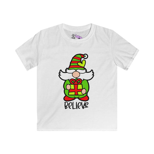 Believe Gnome Youth Softstyle Tee