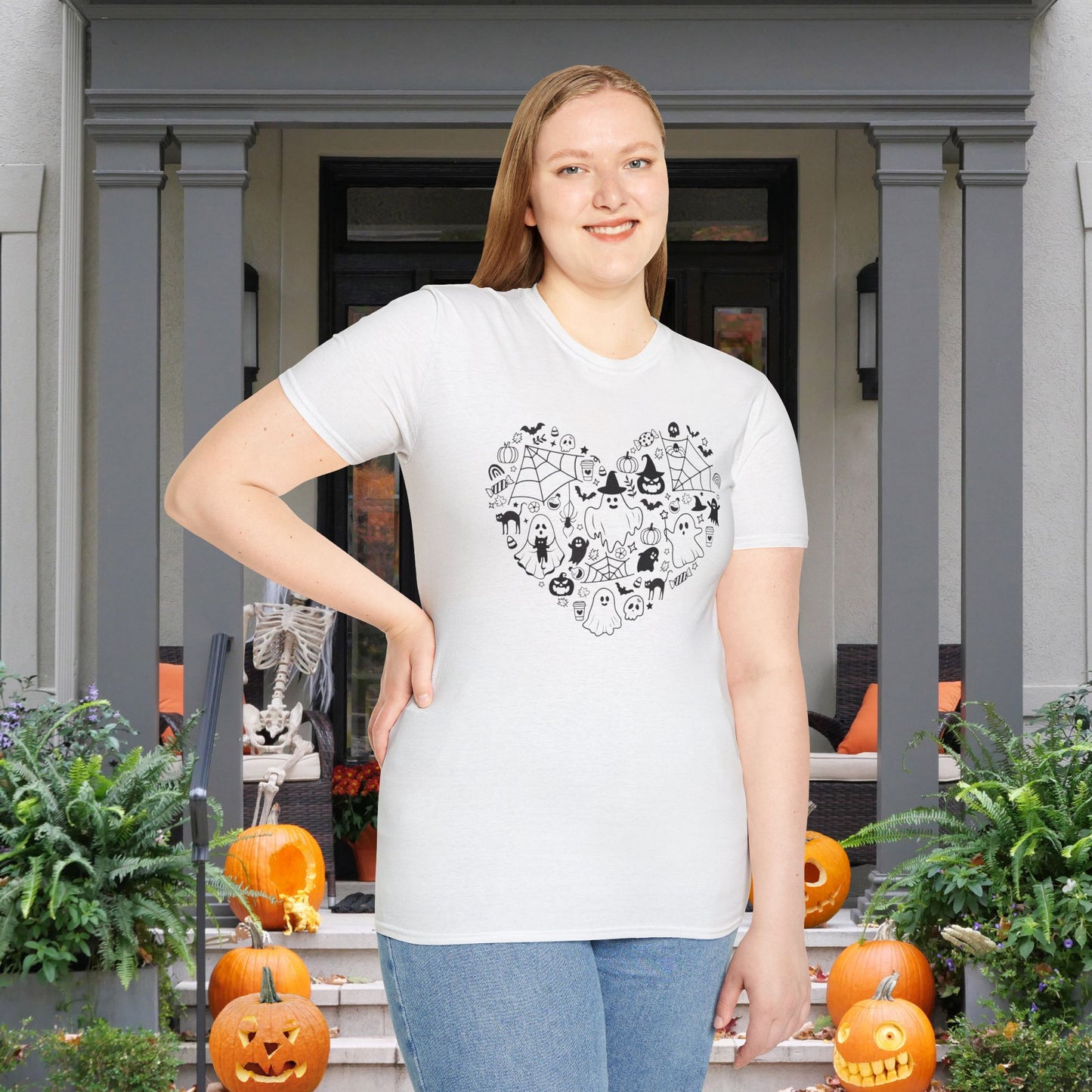 Halloween Love Adult T-shirt