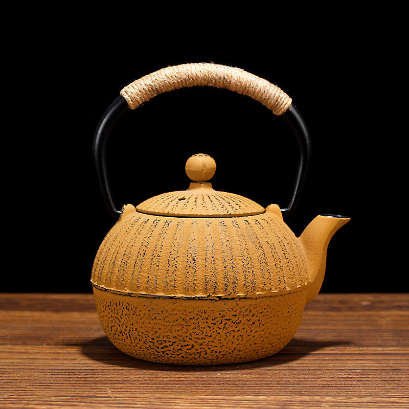 Cast Iron Pumpkin Kettle