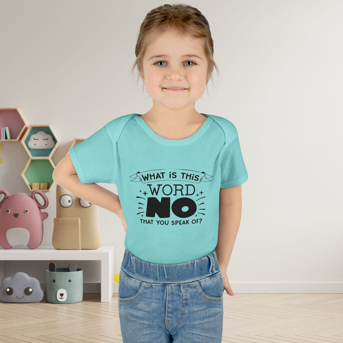 What Is This Word No That You Speak Of? Baby Rib Bodysuit