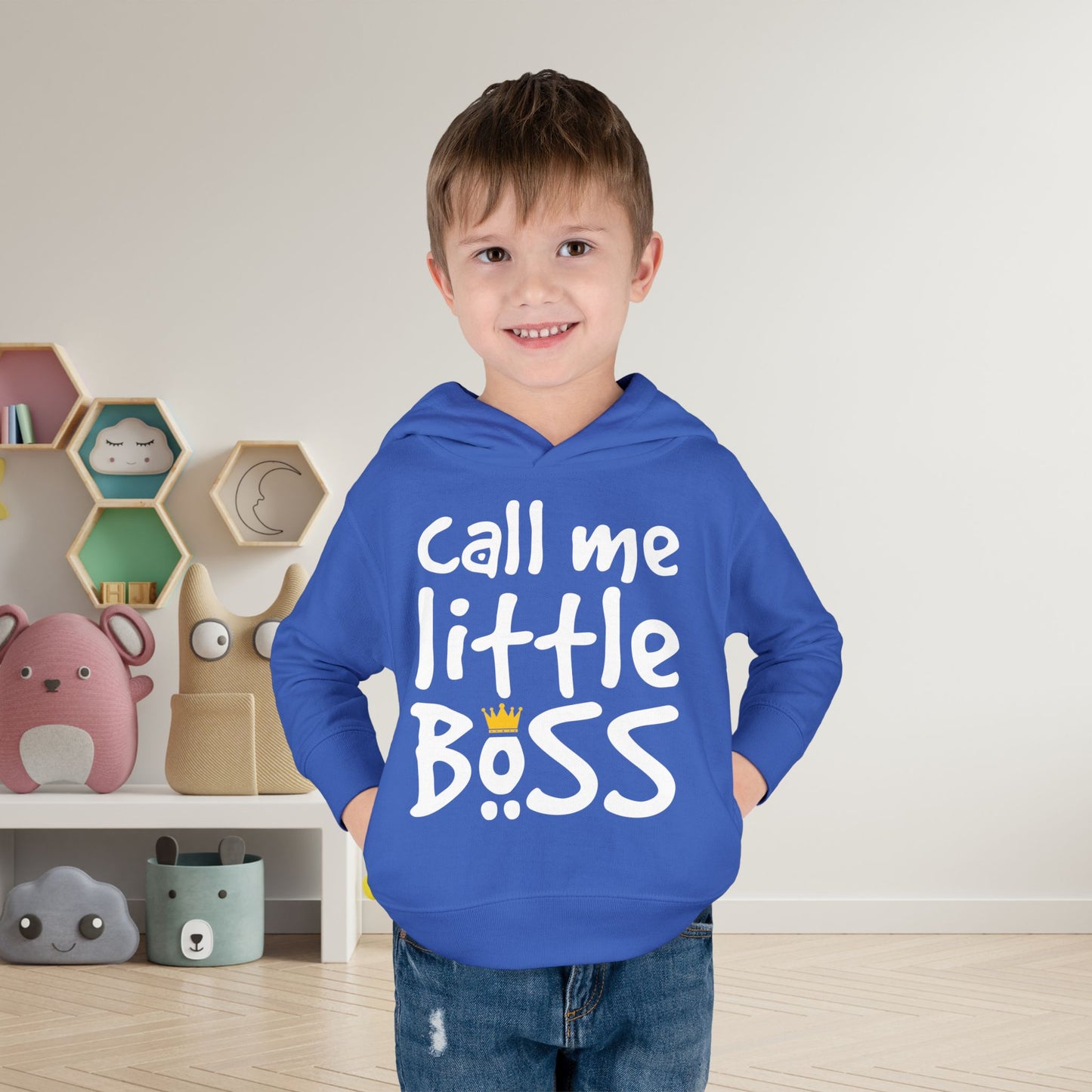 Call Me Little Boss Toddler Hoodie