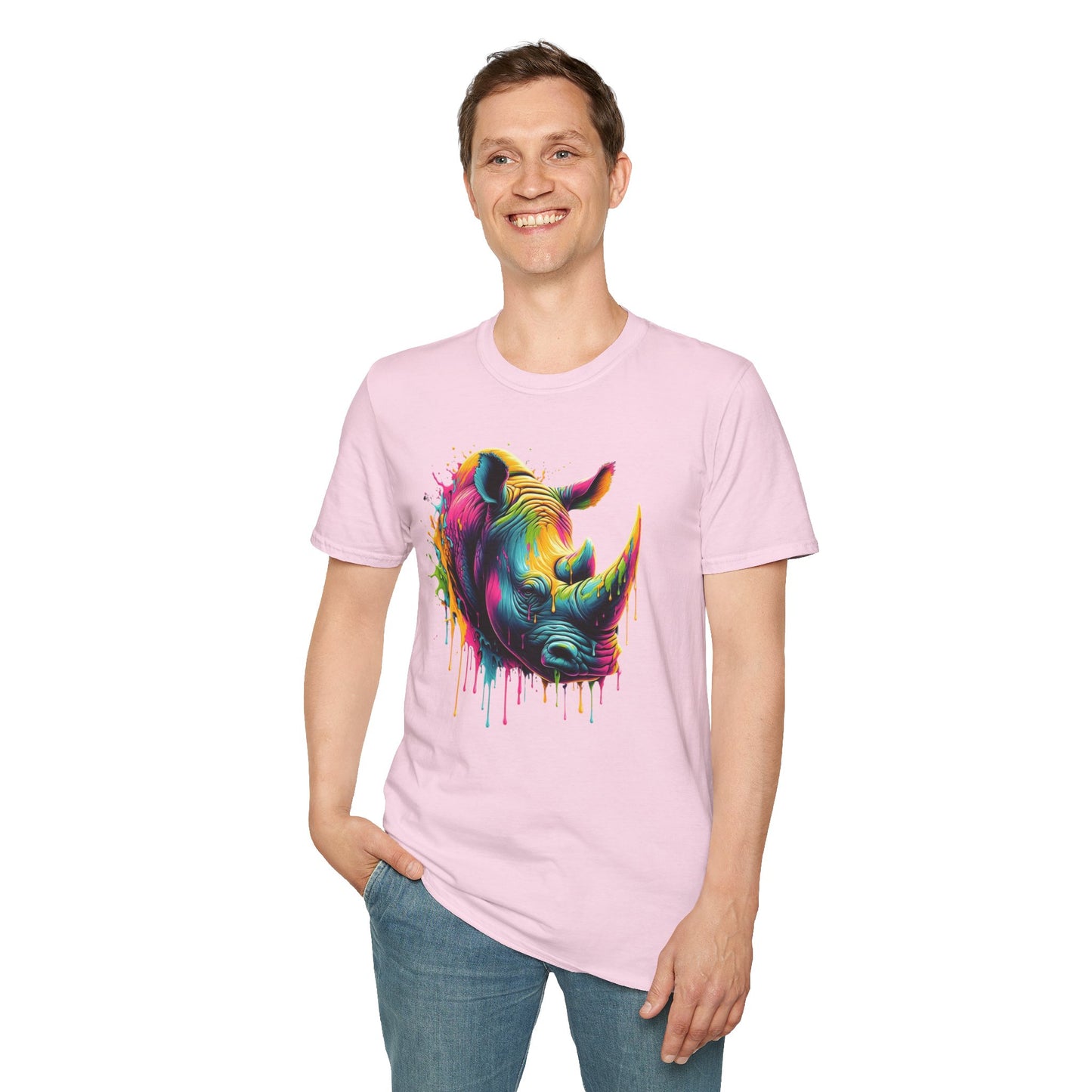 Colorful Rhino T-shirt