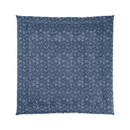 Blue Hexagons Comforter