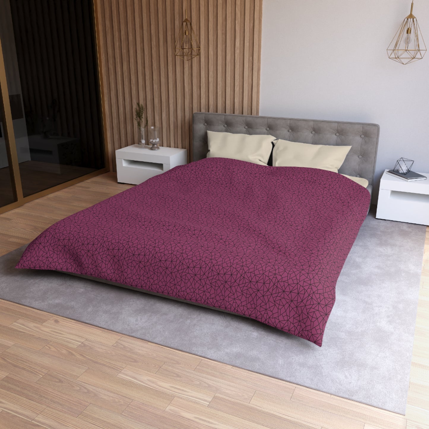 Fragmented Beauty Microfiber Duvet Cover