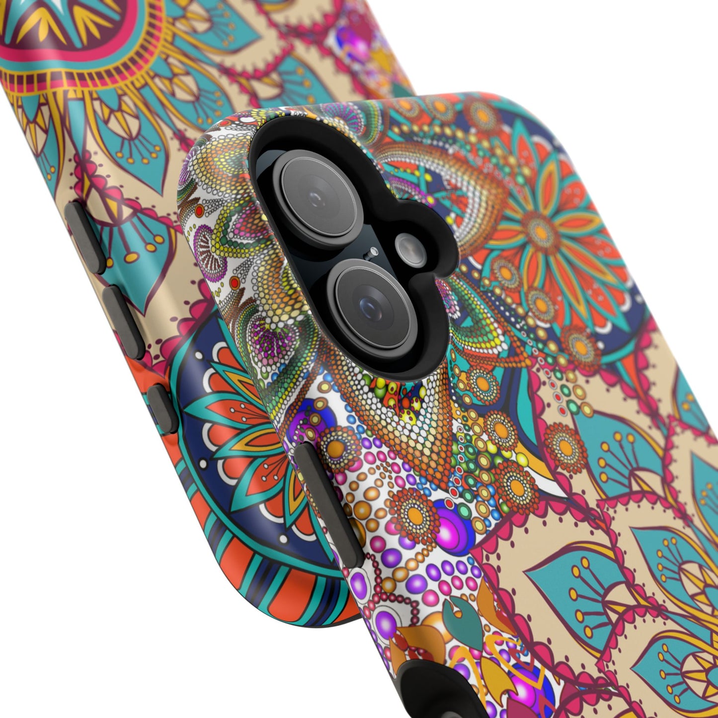 Colorful Mandala MagSafe® Compatible Tough Case for iPhone