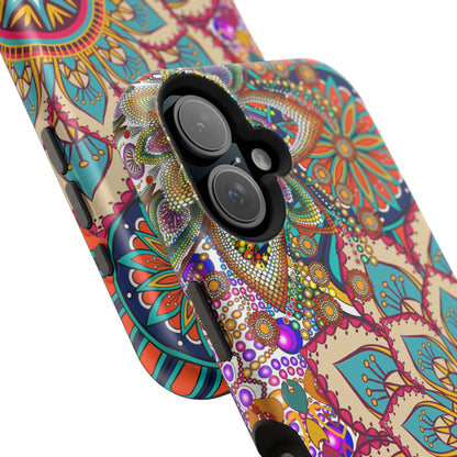 Colorful Mandala MagSafe® Compatible Tough Case for iPhone