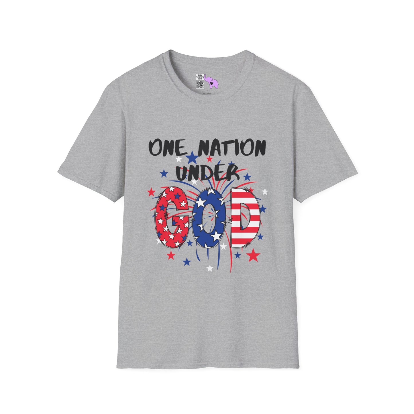 One Nation Under God Adult T-shirt