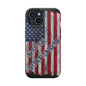 Never Surrender American Flag MagSafe® Compatible Tough Case for iPhone