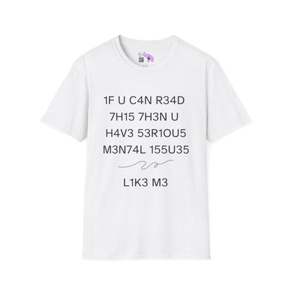 1F U C4N R34D 7H15 Adult T-shirt
