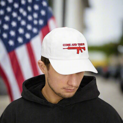 Come & Take It Embroidered Classic Dad Cap