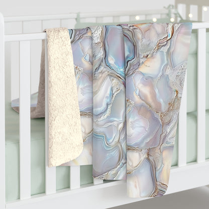 Opalescent Dreams Sherpa Fleece Blanket