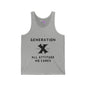GenX All Attitude No Cares w/Years Adult Unisex Tank