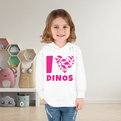 I Love Dinos (Dino Heart) Toddler Hoodie