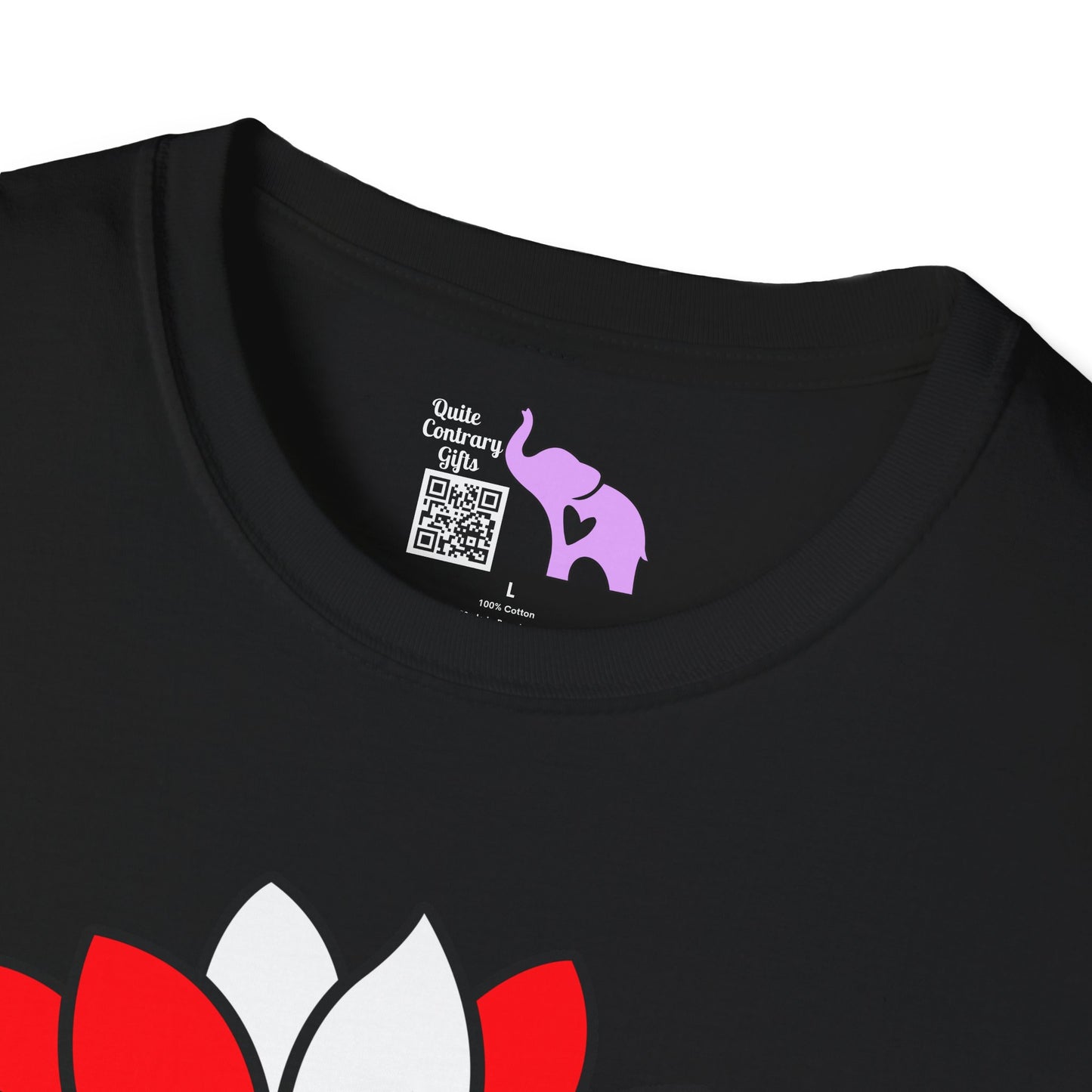 USA Red, White, and Blue Sunflower 2 Adult T-shirt