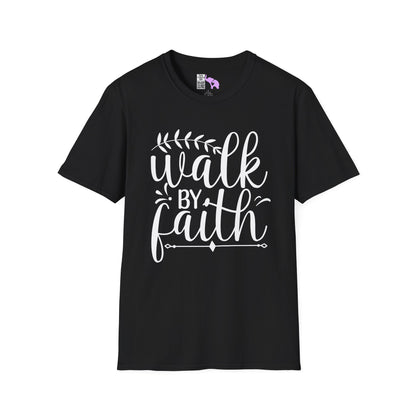 Walk By Faith (2) Adult T-shirt