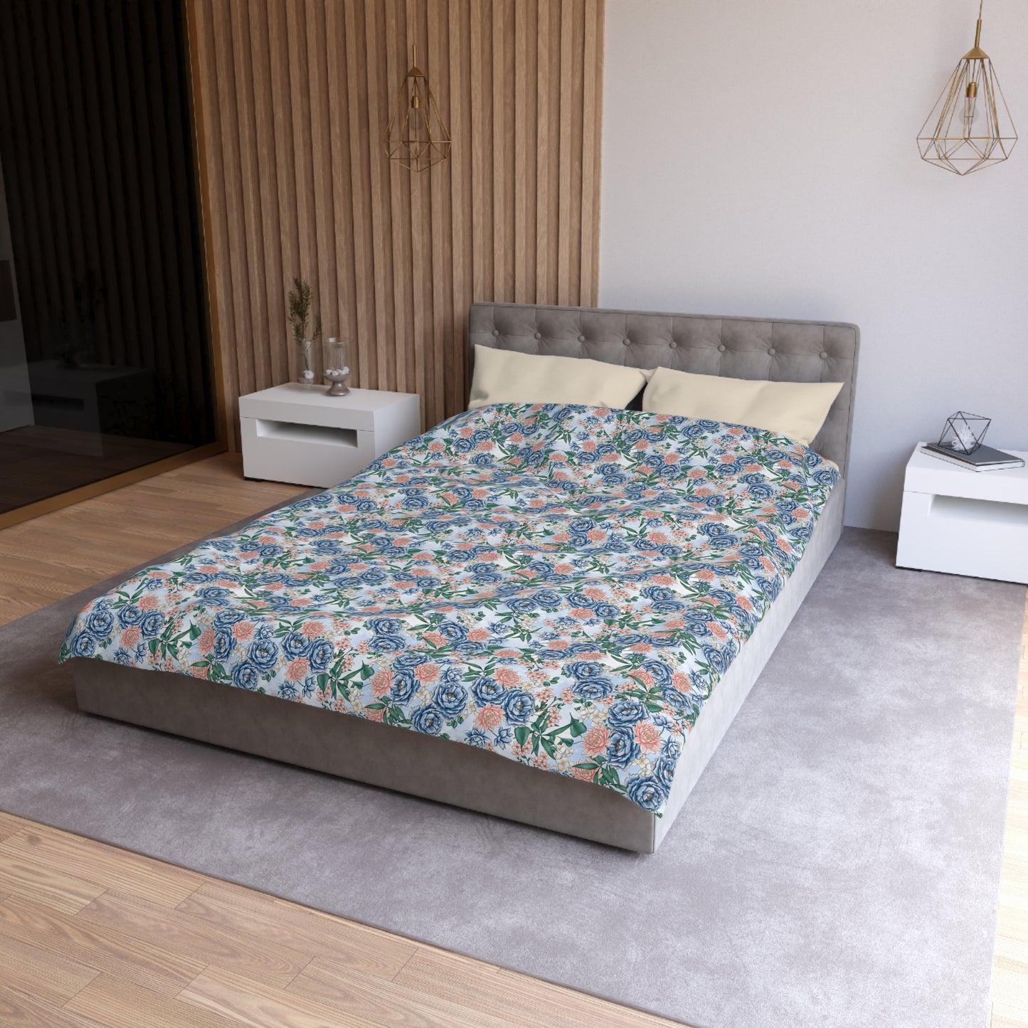 Tranquil Garden Microfiber Duvet Cover