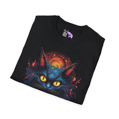 Creepy Black Cats 12 Adult T-shirt