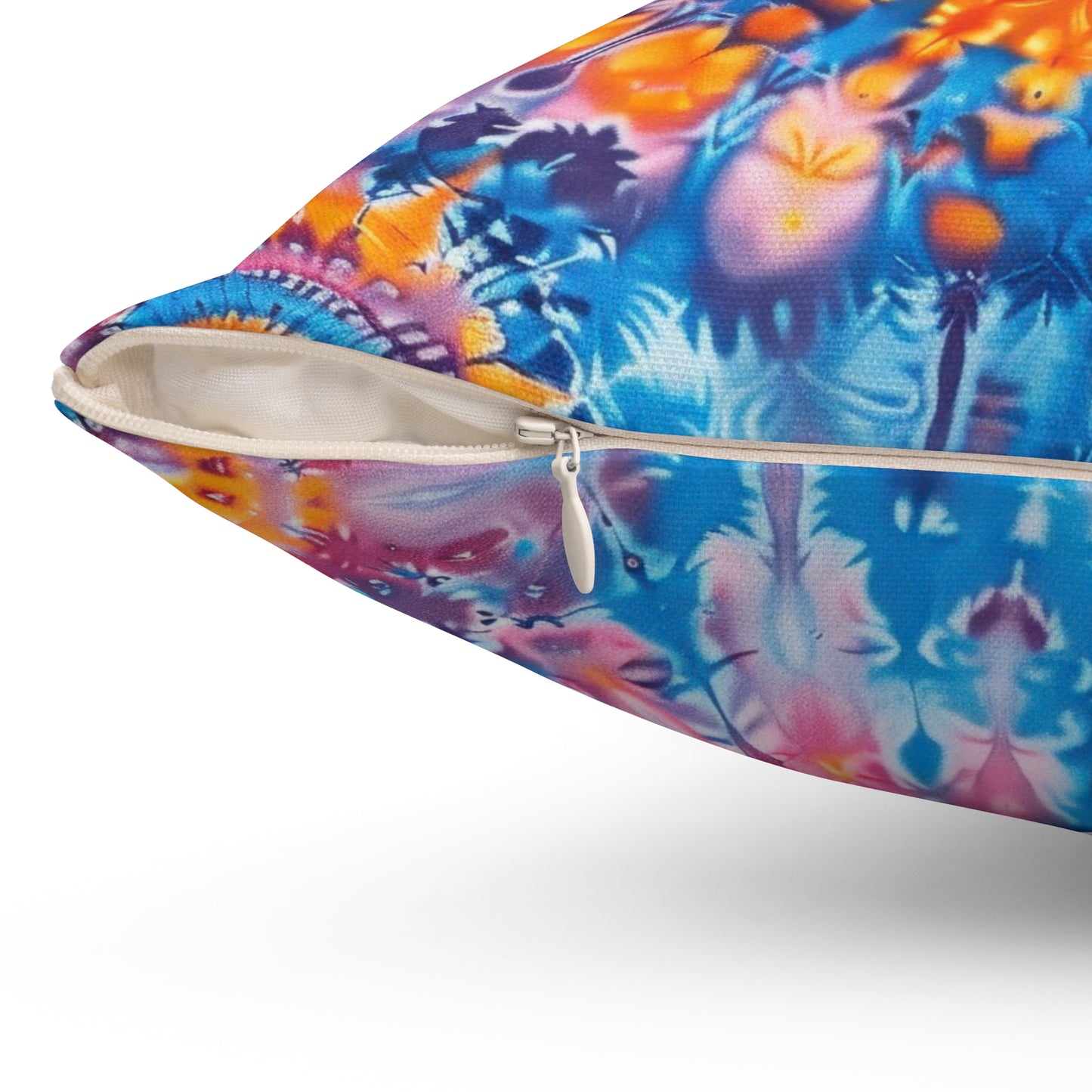 Trippy Taffy Throw Pillow