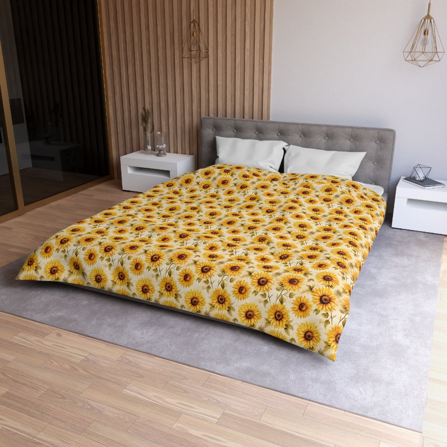 Sunflowers Microfiber Duvet Cover