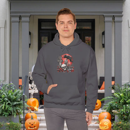 Halloween Graveyard w/Skull Heavy Blend™ Hooded Sweatshirt