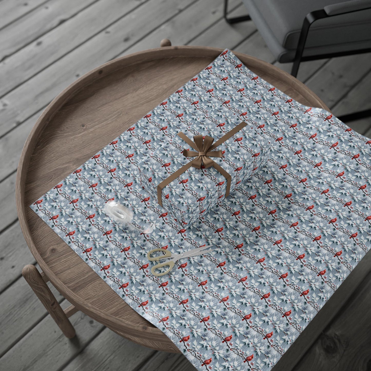 Cardinals in the Snow Wrapping Paper