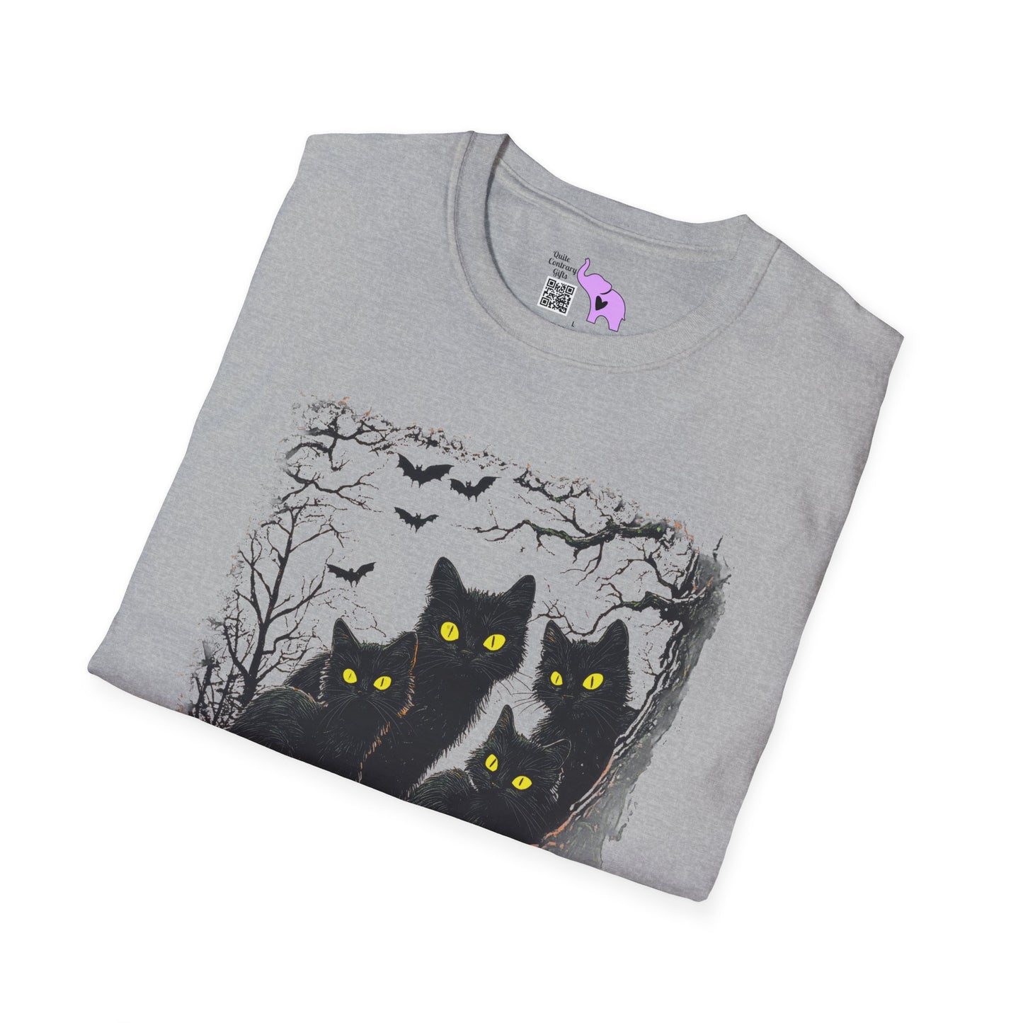 Black Cats Adult T-shirt
