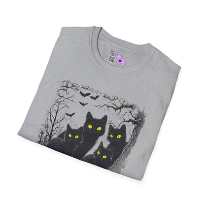 Black Cats Adult T-shirt