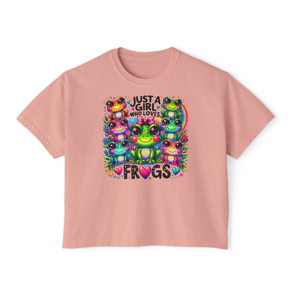 Just A Girl Who Loves Frogs Women's Boxy Tee