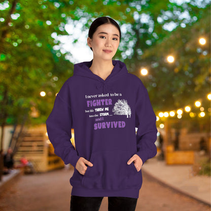 I Never Asked To Be a Fighter... Heavy Blend™ Hooded Sweatshirt
