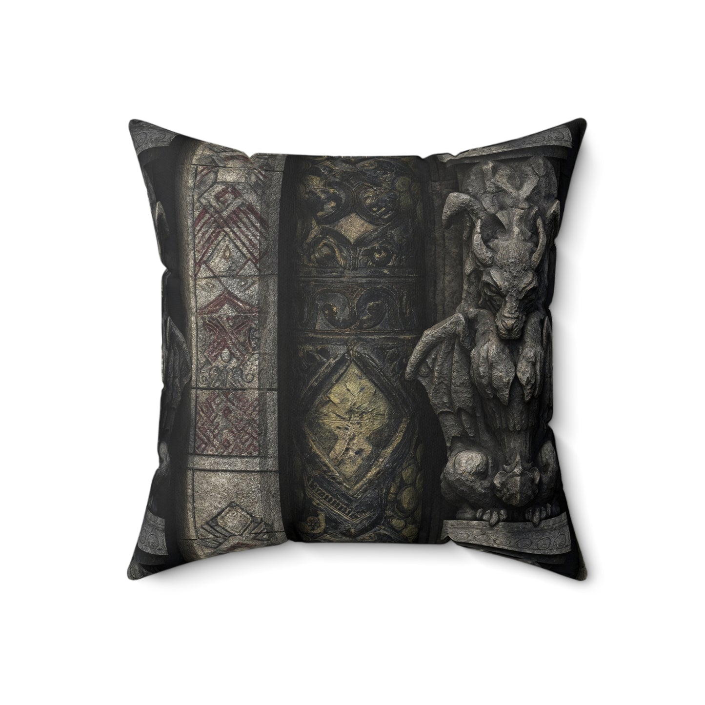 Guardians of the Spire Throw Pillow