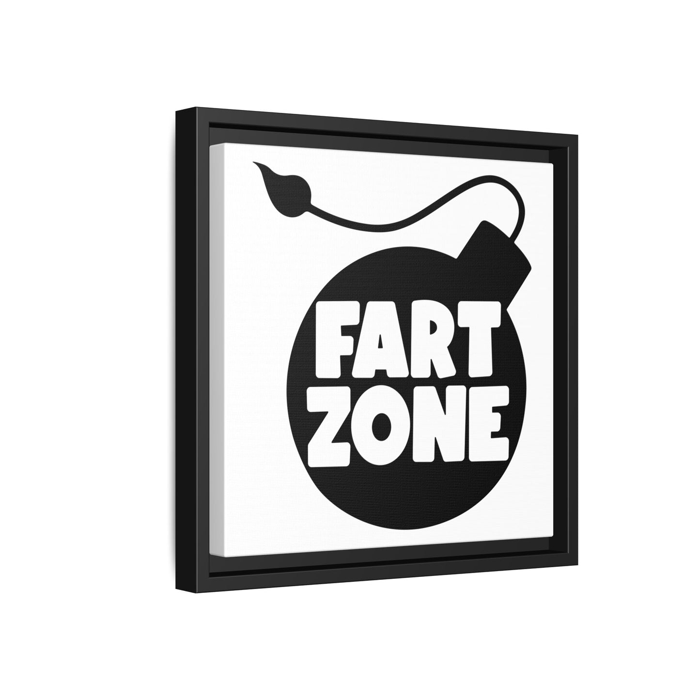 Fart Zone Canvas Bathroom Art