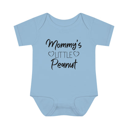 Mommy's Little Peanut Infant Baby Rib Bodysuit