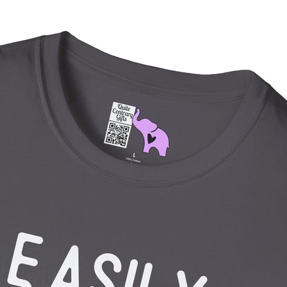 Easily Distracted By Dogs Adult T-shirt