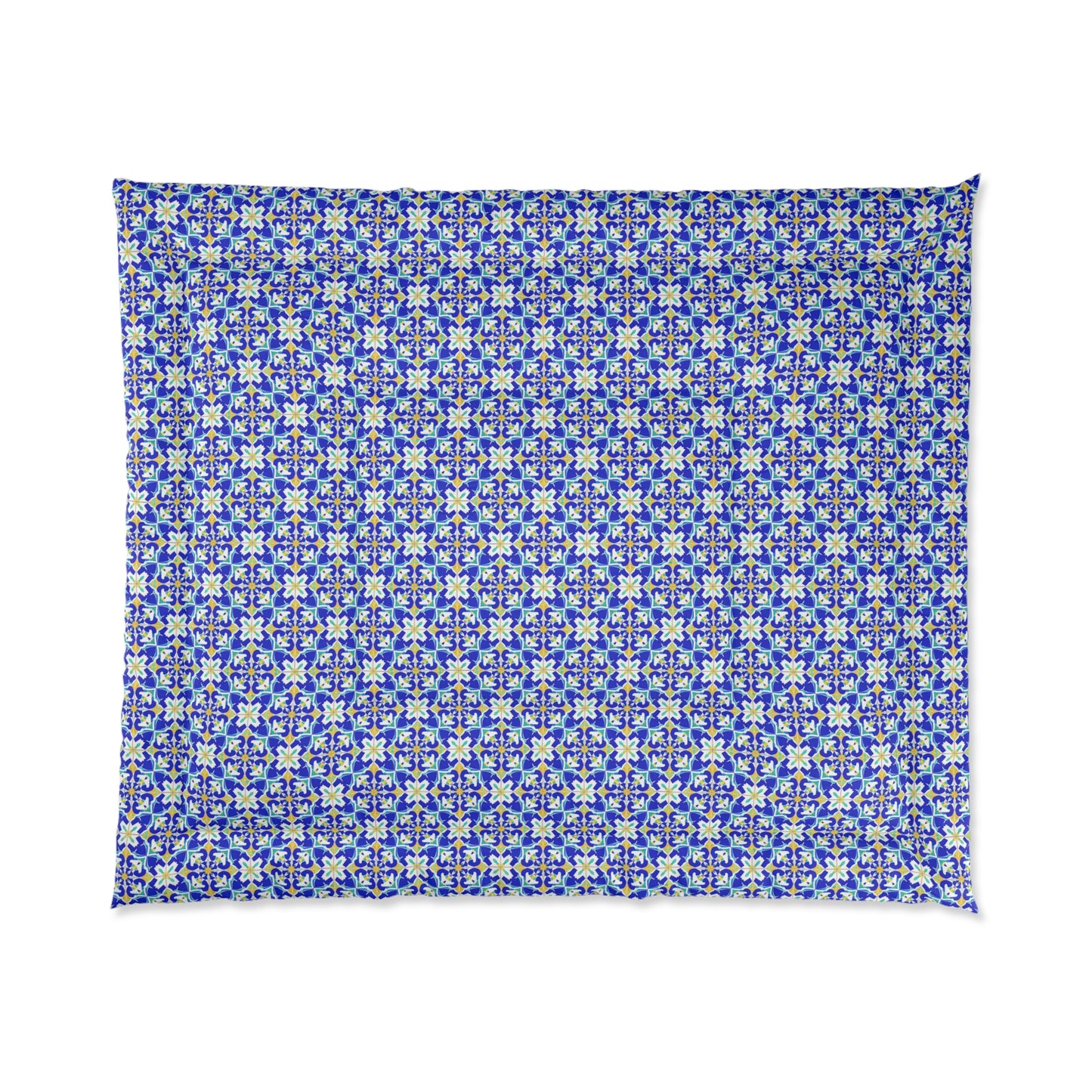 Blue Horizon Mosaic Comforter
