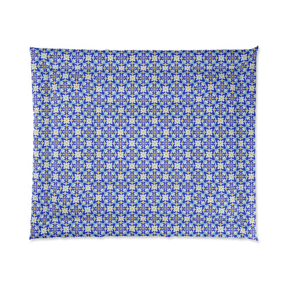 Blue Horizon Mosaic Comforter
