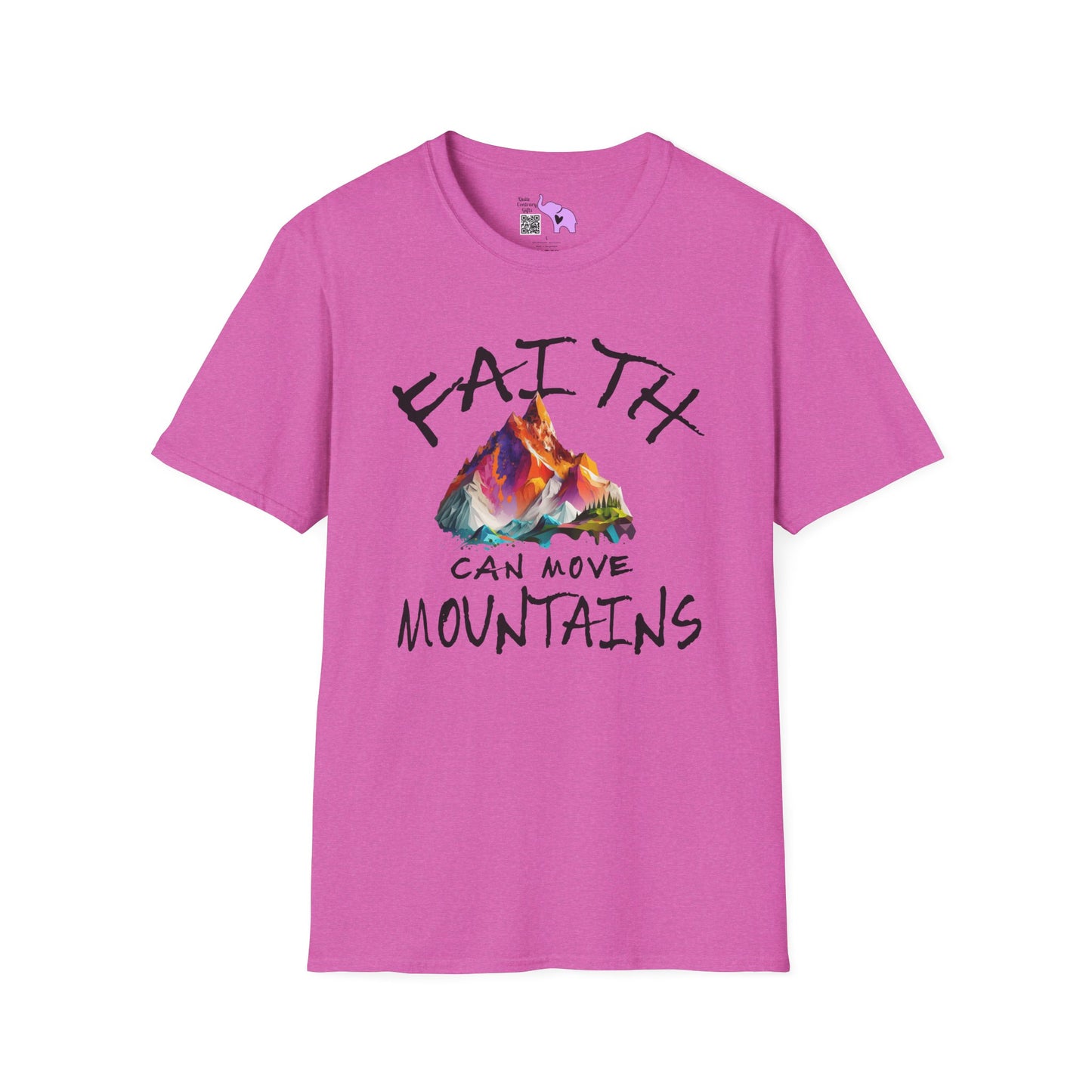 Faith Can Move Mountains Adult T-shirt