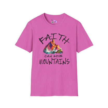 Faith Can Move Mountains Adult T-shirt