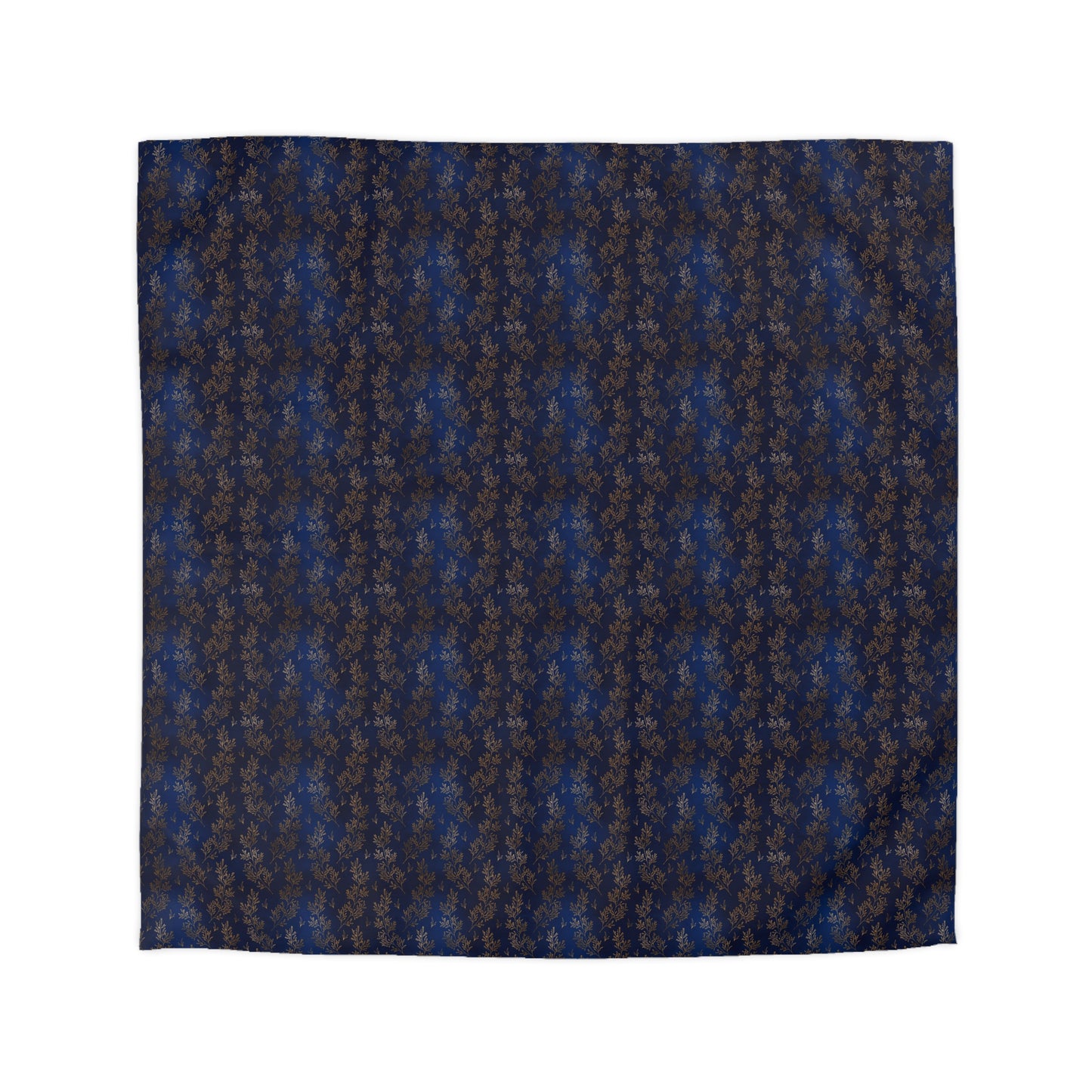 Gilded Twilight Foliage Microfiber Duvet Cover