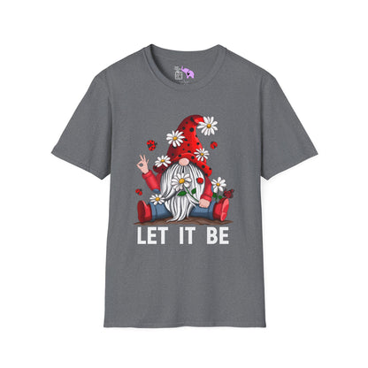 Let It Be Valentine Gnome Adult T-shirt