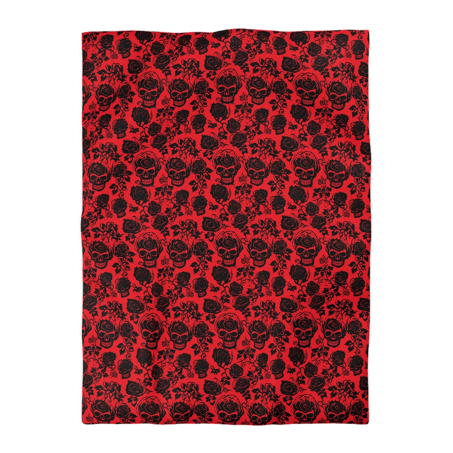 Crimson Masquerade Microfiber Duvet Cover