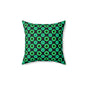 Clover Bloom Burst Throw Pillow