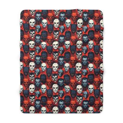 Nightmare Squad Sherpa Fleece Blanket