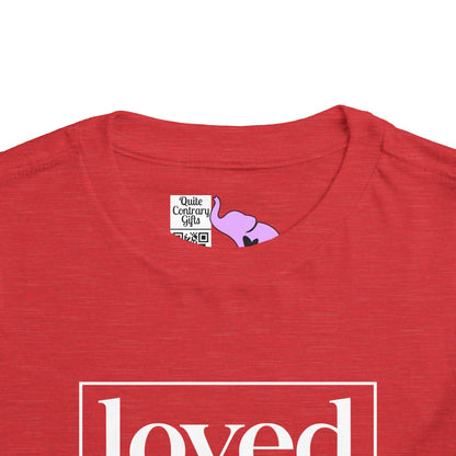 Loved Romans 5:8 Toddler Tee