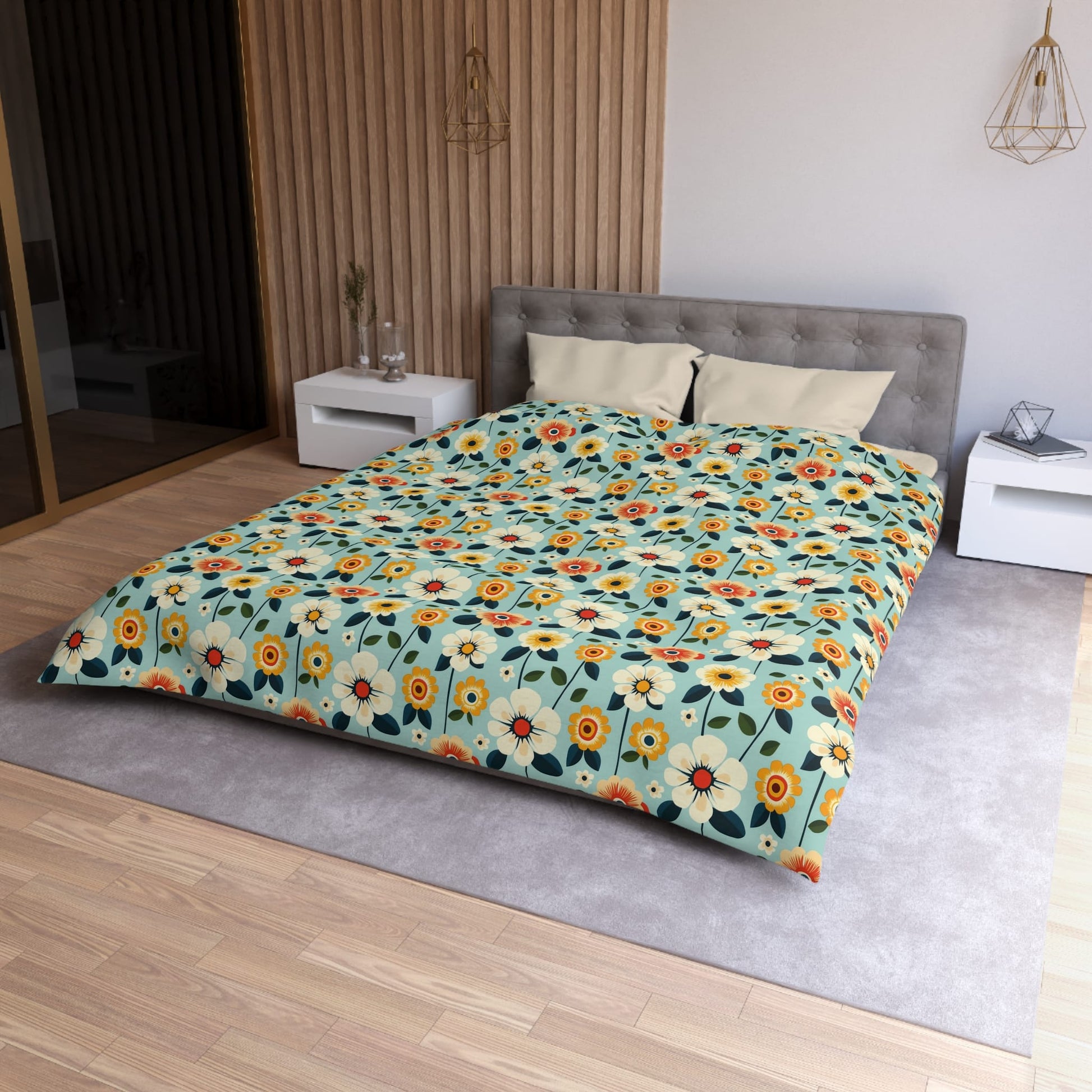 Joy Petals Microfiber Duvet Cover