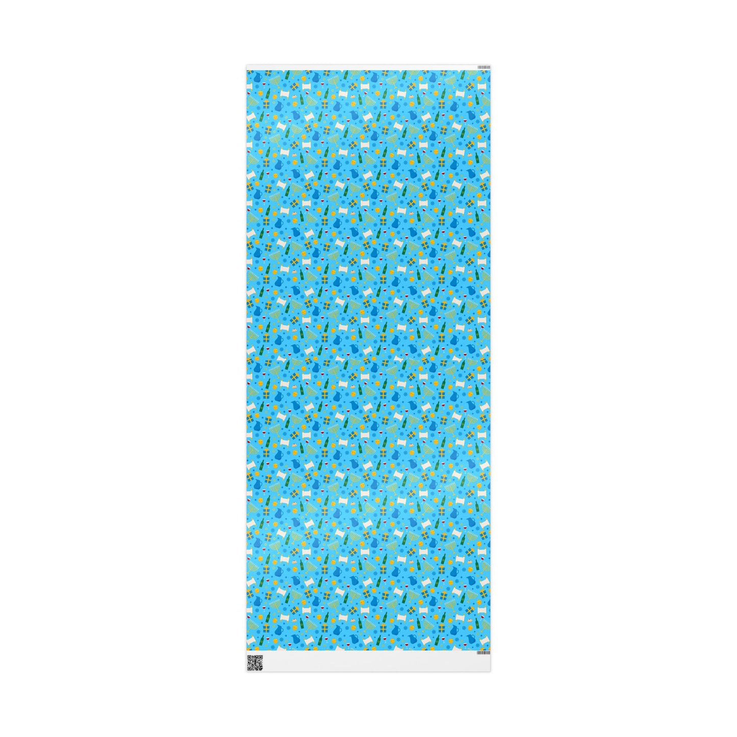 Festive Glow Hanukkah Wrapping Paper